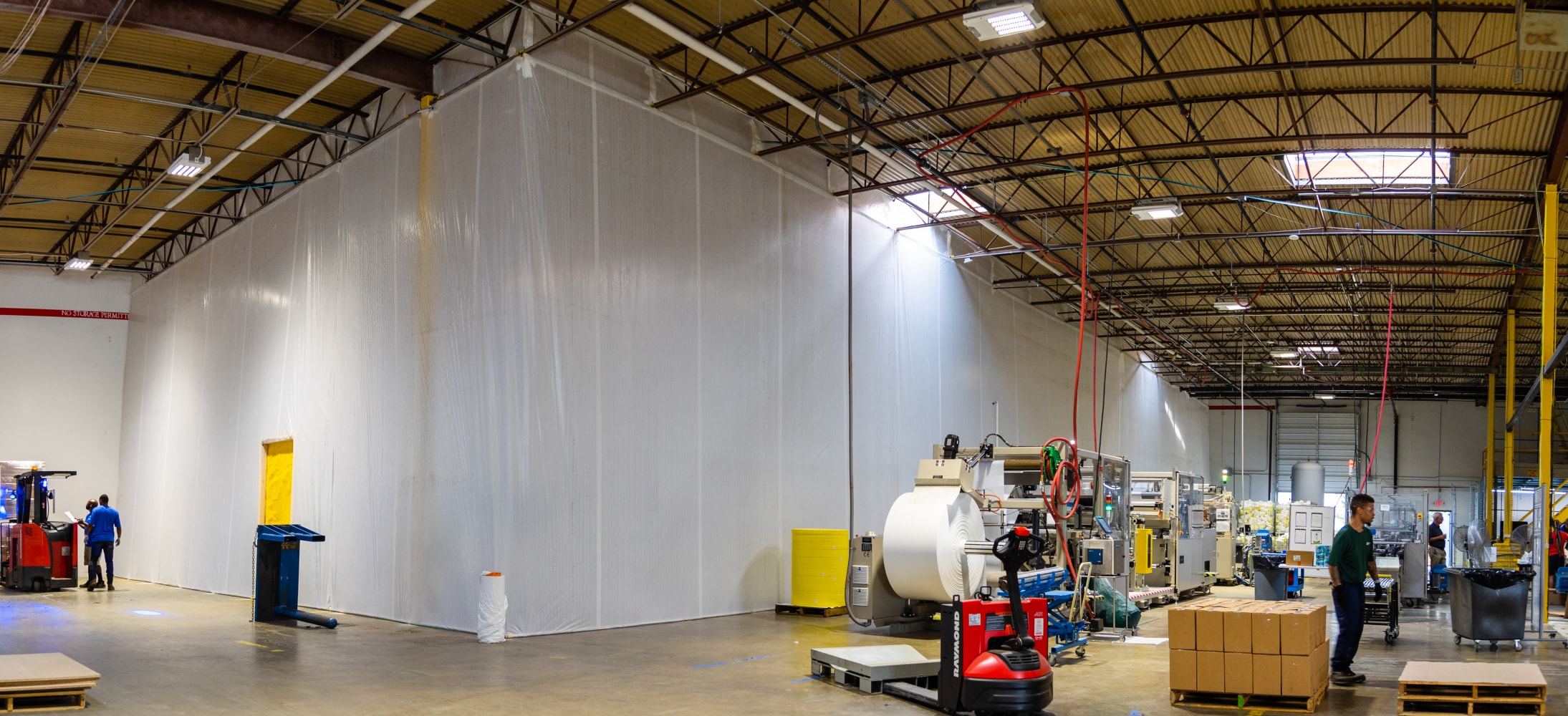 Tuff Wrap Manufacturer uses C.O.R.E. Frameless Walls & Filtration