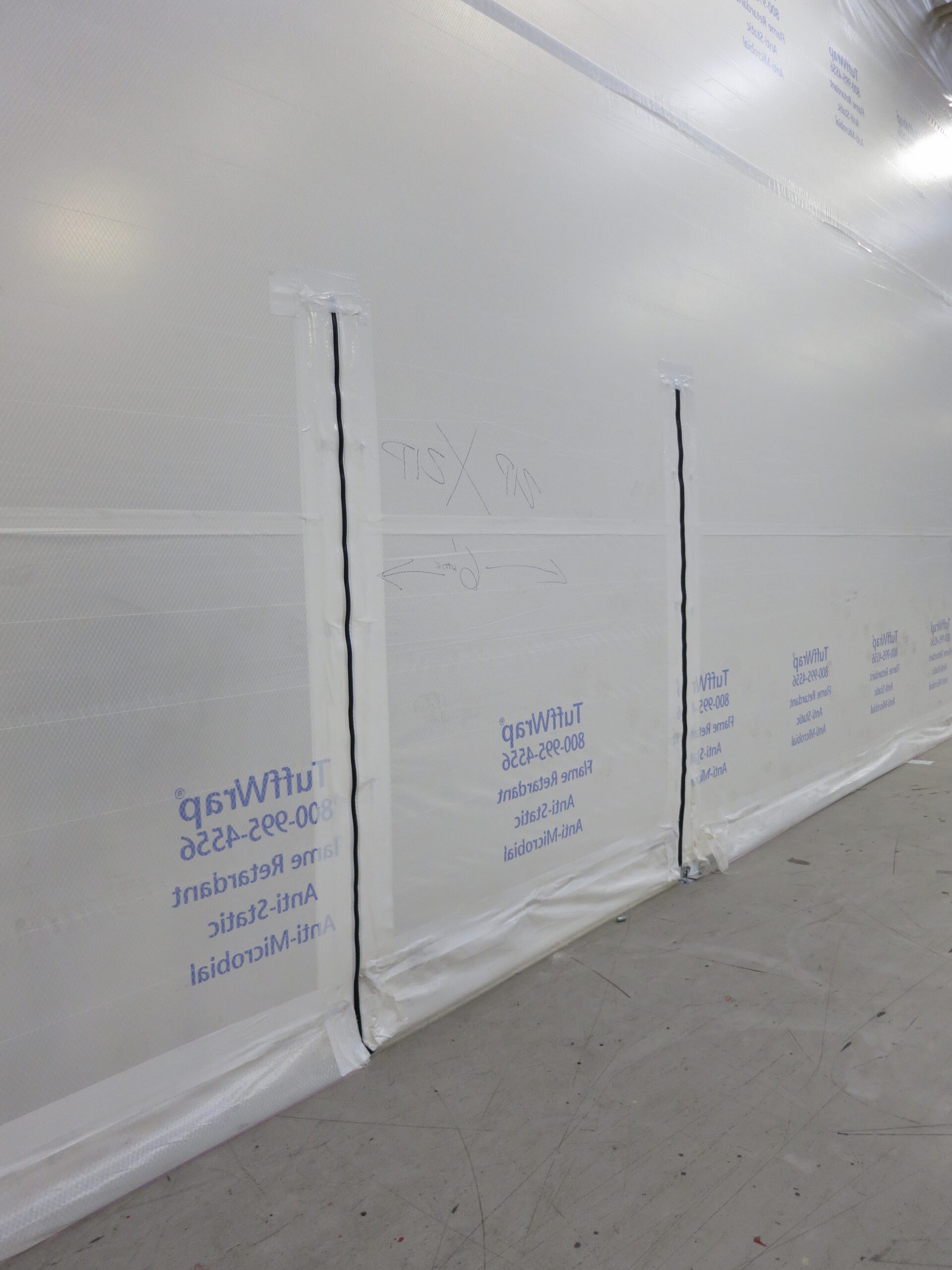 Tuff Wrap Manufacturer uses C.O.R.E. Frameless Walls & Filtration