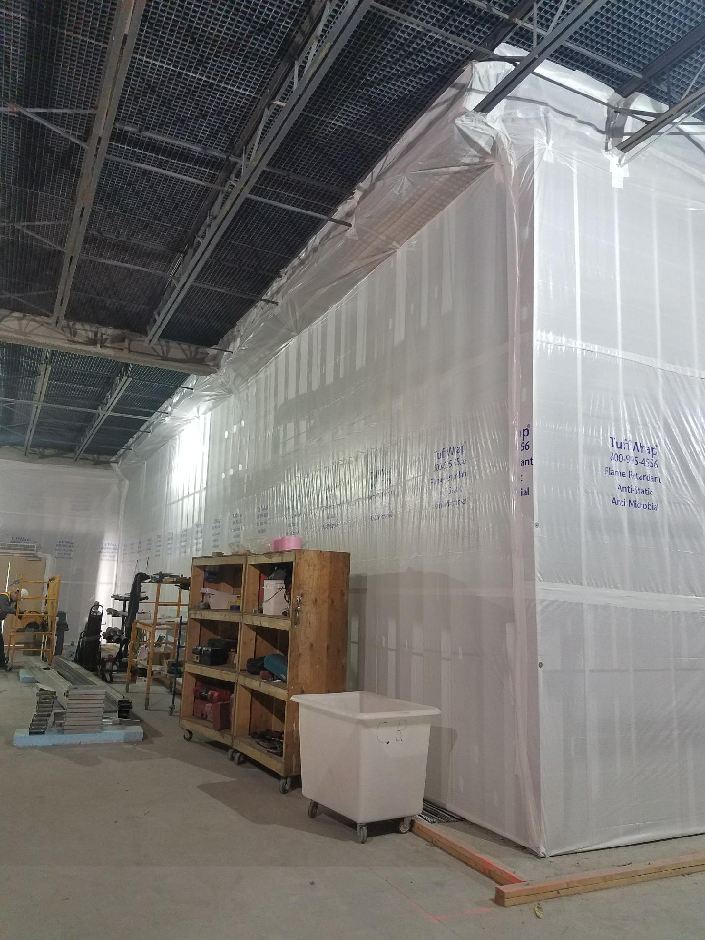 Tuff Wrap Manufacturer uses C.O.R.E. Frameless Walls & Filtration