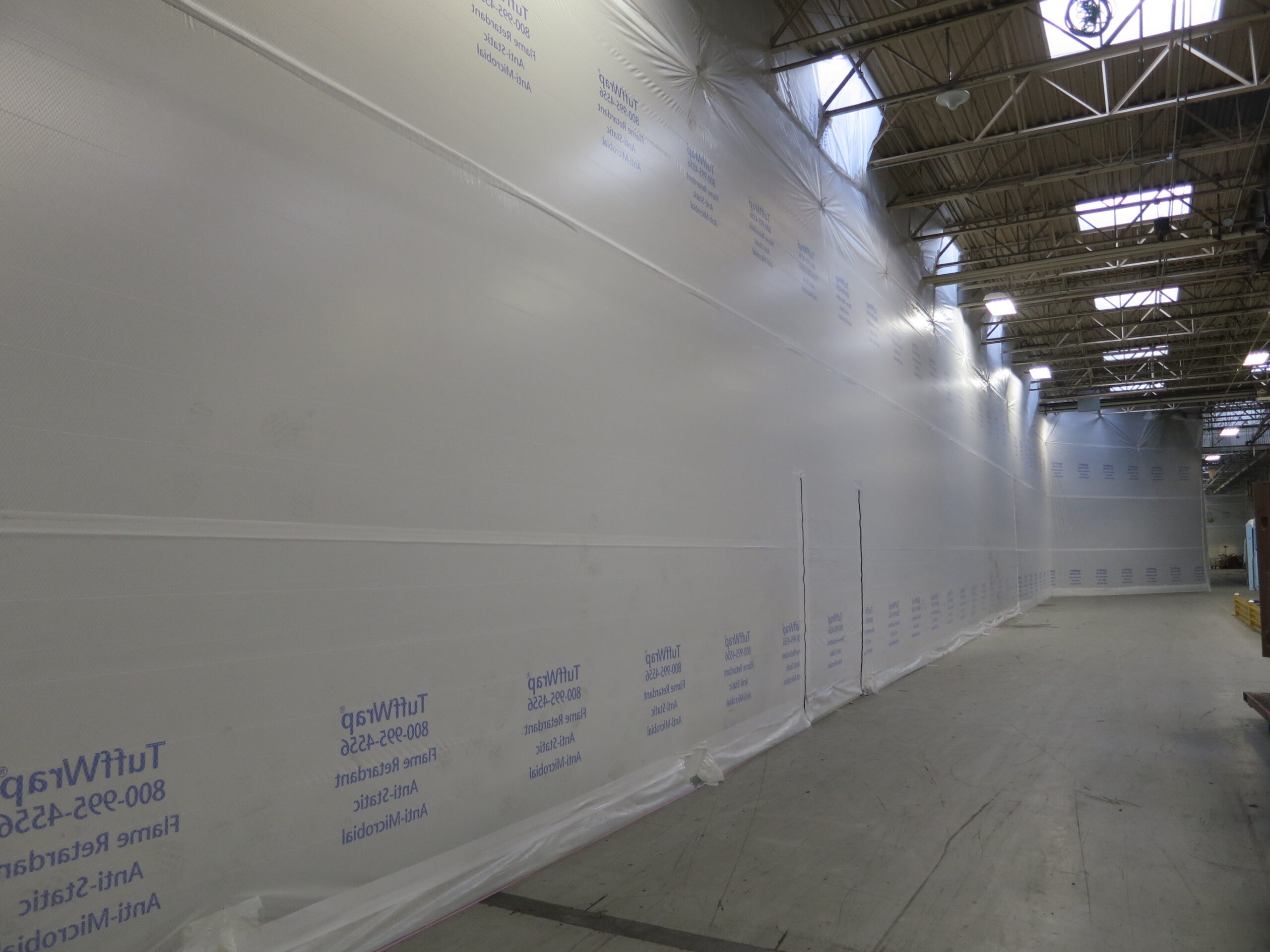 Tuff Wrap Manufacturer uses C.O.R.E. Frameless Walls & Filtration