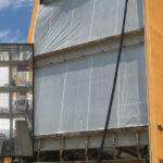 TuffWrap EXT temporary walls protects University during construction