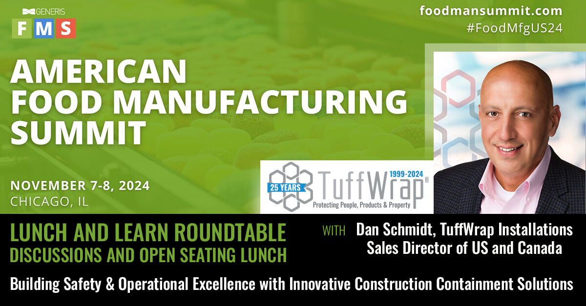 Dan Schmidt, TuffWrap Installations Sales Director of US and Canada Round Table Discussion