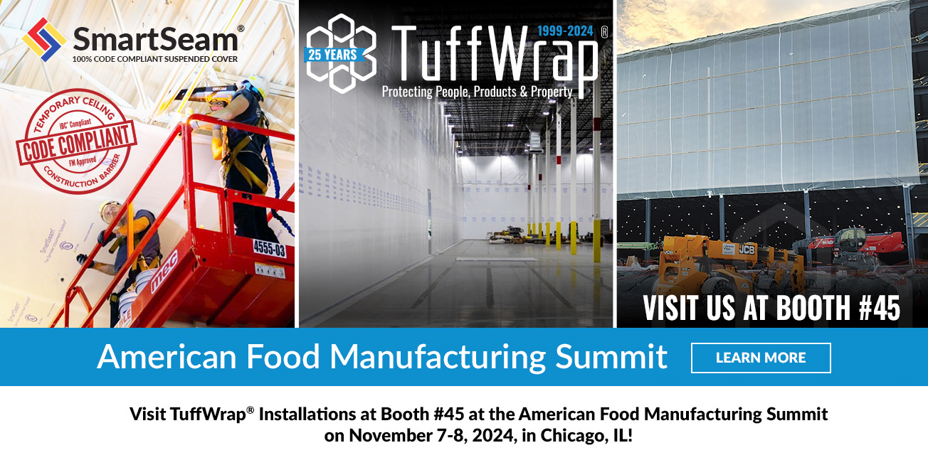 TuffWrap at American Food Manufacturing Summit 2024 - booth 45